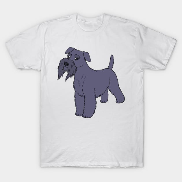 Kerry Blue Terrier (Doggust 2022) T-Shirt by tiffatiel